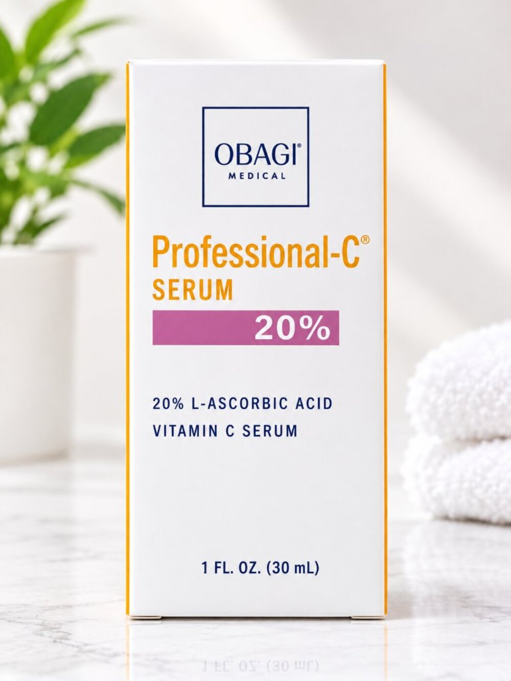 Obagi Professional-C 20% Vitamin C Facial Serum 30ml / 1.0 oz Full Size